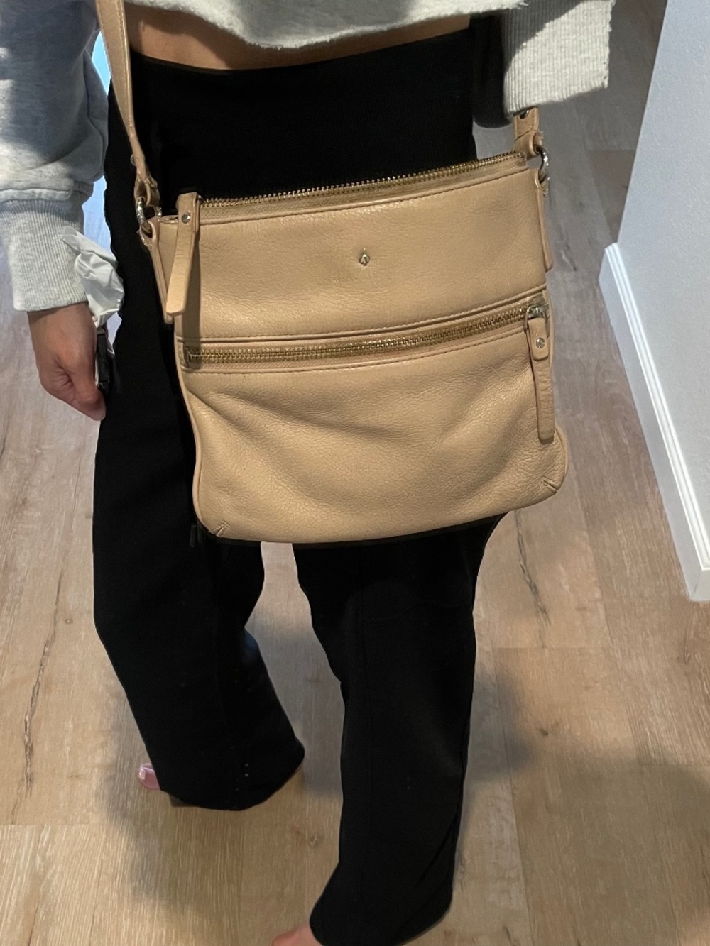 Vintage Kate Spade beige mini purse